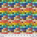 Eclectic Elements Colorblock Mosaic Fabric - Multi - by Tim Holtz with Free Spirit Fabrics