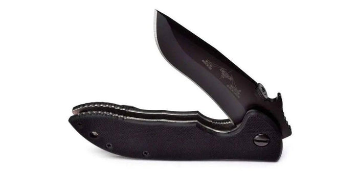 Emerson Mini Commander SF Plain Black Blade - NORTH RIVER OUTDOORS