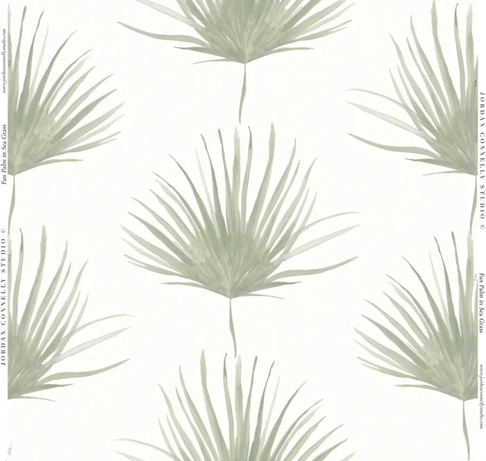 Fan Palm Fabric SWATCH