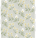 Flowers for Betsy in Garde Wallpaper SWATCH