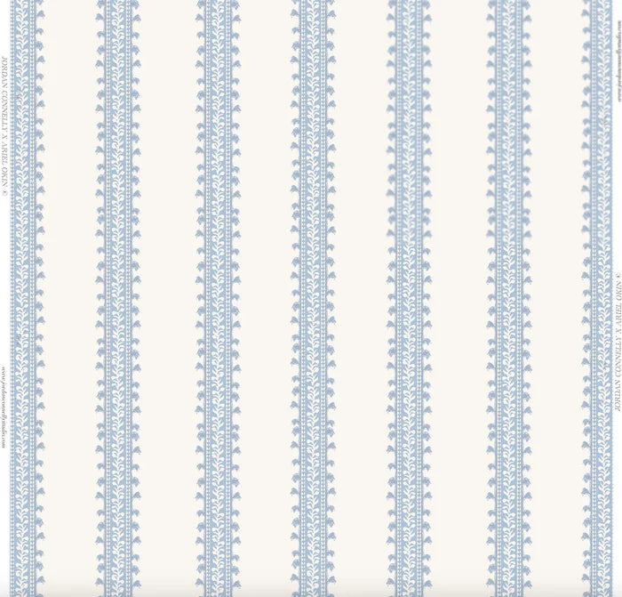 Forged Vine in Blue Wallpaper SWATCH