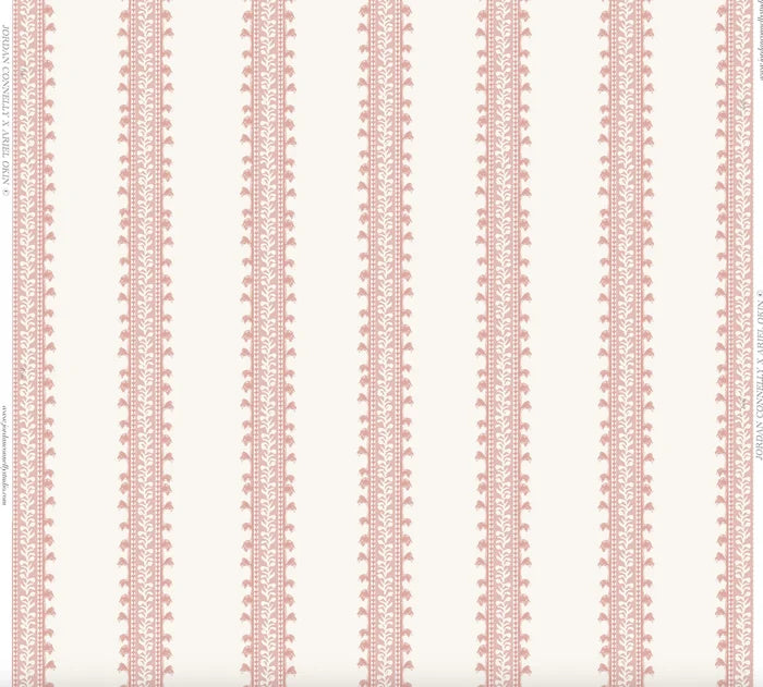 Forged Vine in Rose- Fabric