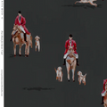 Fox Hunt for Kent in Coal Wallpaper SWATCH