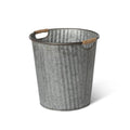 Galvanized Flower Bucket Medium