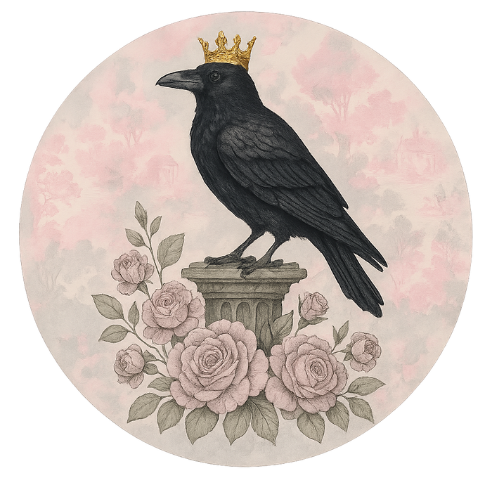 H122 Halloween Sign, Raven Sign, Metal Sign, Wreath Sign