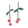 Hand Sewn Cherry Cluster Ornament Set/2