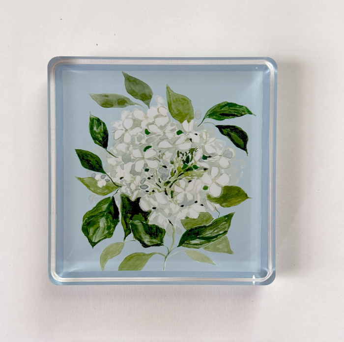 Hydrangea Acrylic Art Block