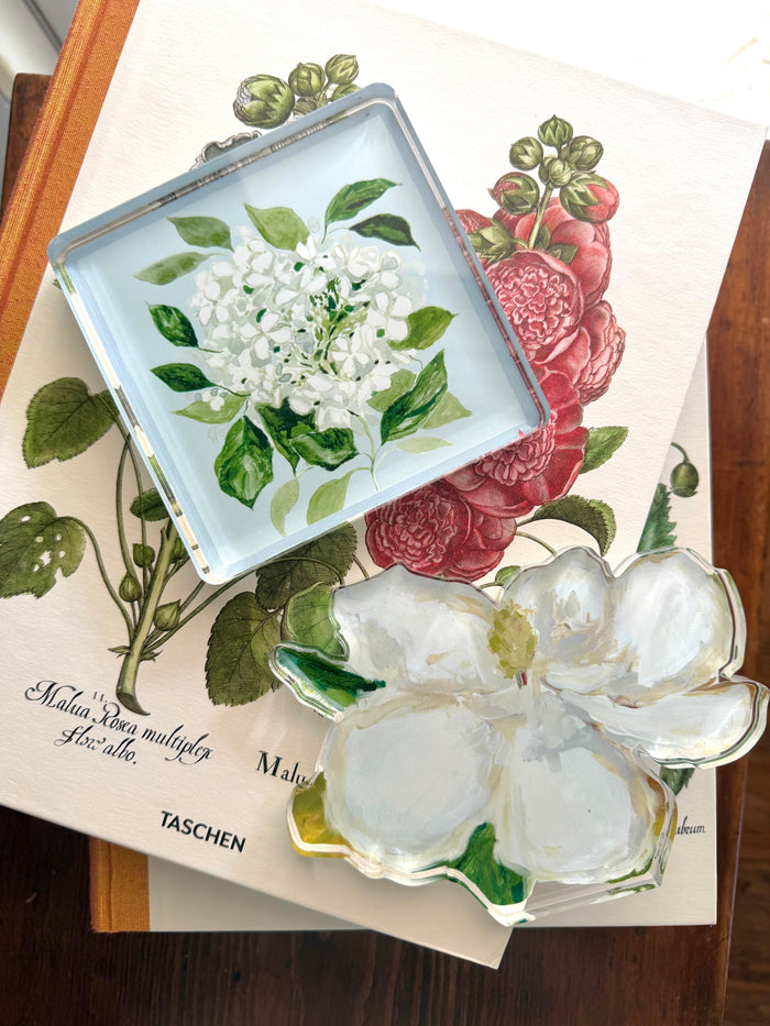 Hydrangea Acrylic Art Block