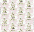 Hydrangea Bloom in Garden on Blush Fabric SWATCH