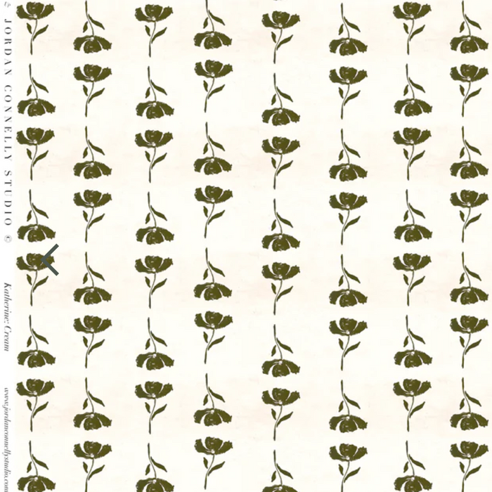 Katherine in Cream Wallpaper SWATCH