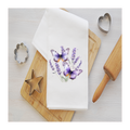 Lavender and Butterfly Tea Towel, Spring Kitchen Décor, Spring Hostess Gift
