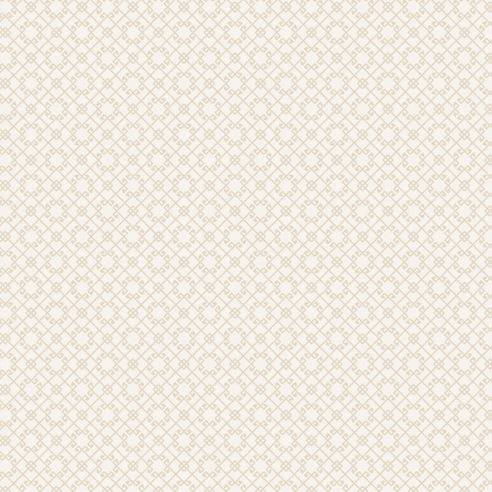 Liberty - Cream Trellis - Frank Lloyd Wright designs with Cloud 9 Organic Fabrics