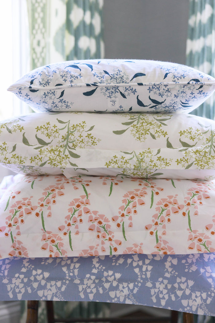 Lilac in Blue Pillow Case