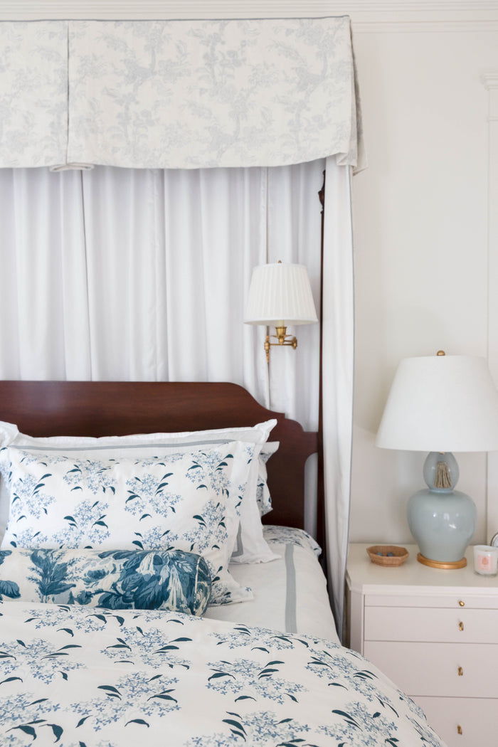 Lilac in Blue Pillow Case
