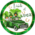 Loads Of Luck. St Patrick Design, Wreath Attachment, Wreath Center