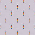 Love is Love Pride Fabrics - Progress Pride Flying Geese - by Mx Domestic