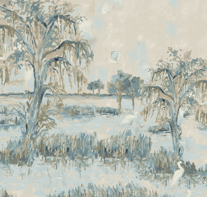Lowcountry Mural Wallpaper SWATCH
