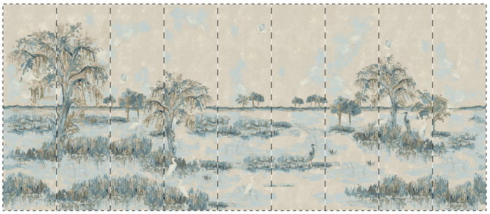 Lowcountry Mural Wallpaper SWATCH