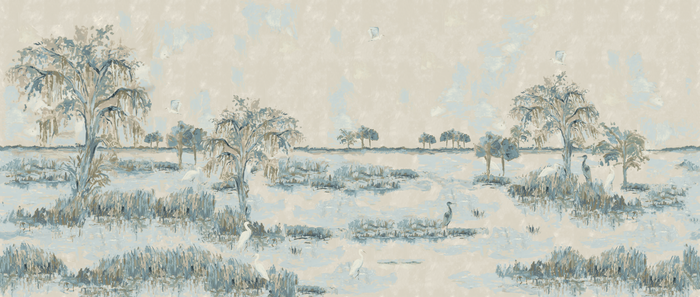 Lowcountry Mural Wallpaper SWATCH
