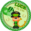 Luck Of The Irish, St Patrick Design, Wreath Attachment, Wreath Center