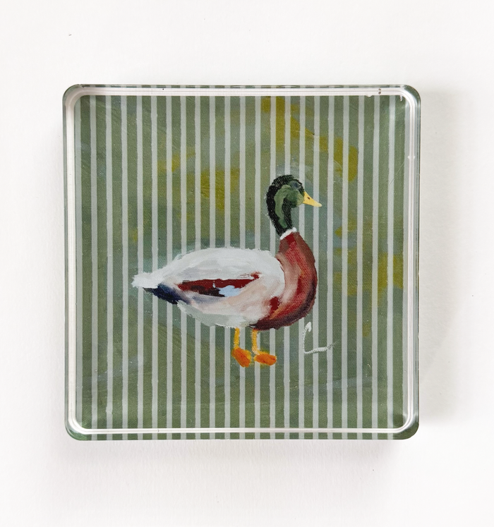 Mallard Stripe Acrylic Art Block
