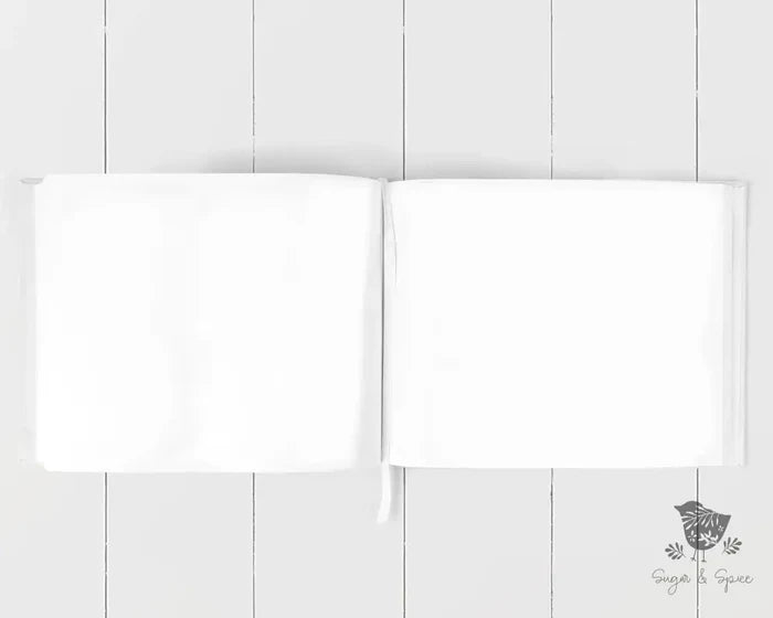 Mediterranean Lemon Wedding Guest Book - Premium  from Sugar and Spice - Just $55! Shop now at Sugar and Spice Paper