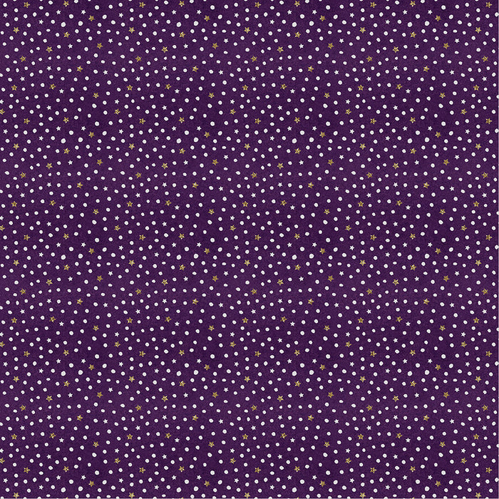 Midnight Hollow - Shine Bright in Violet - by Jennifer Lambein with Windham Fabrics