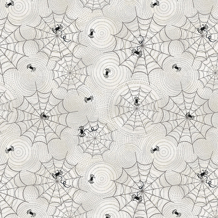 Midnight Hollow - Spider Maze in Moonlight - by Jennifer Lambein with Windham Fabrics