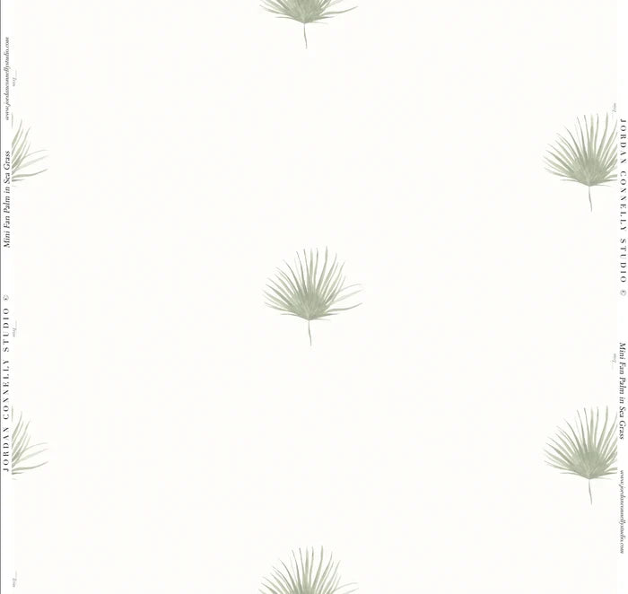 Mini Fan Palm Fabric SWATCH