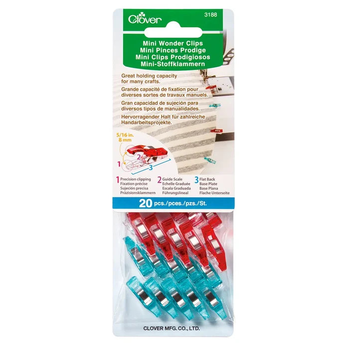 Mini Wonder Clips - By Clover - 20 pcs