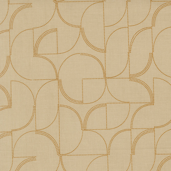 Mira - Echo in Tan - by Zen Chic with Moda Fabrics