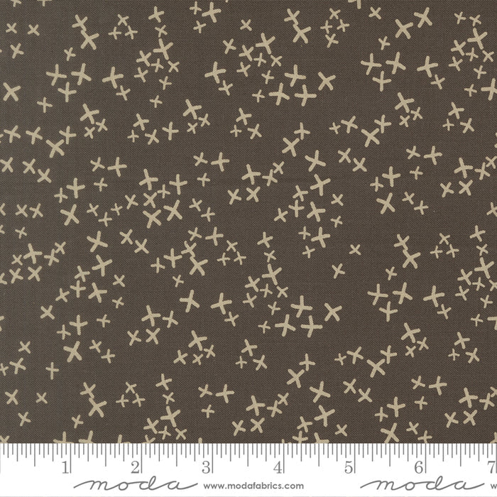 Mira - Realm in Charcoal - by Zen Chic with Moda Fabrics