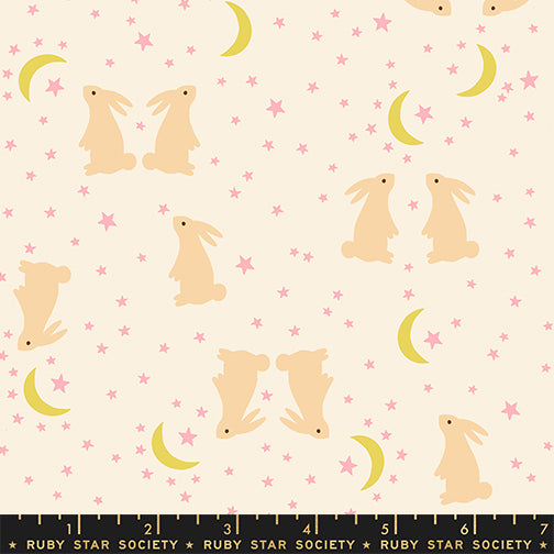 Mystic Fable - Bunnies in Natural - by Alexia Marcelle Abegg with Ruby Star Society