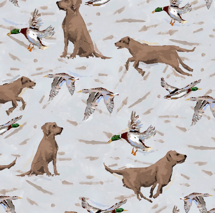 Nicholas and Chocolate Banks Wallpaper SWATCH