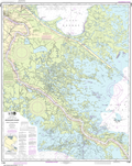 NOAA Chart 11364: Mississippi River - Venice to New Orleans