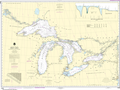 NOAA Chart 14500: Great Lakes - Lake Champlain to Lake of the Woods