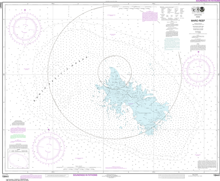 NOAA Chart 19441: Maro Reef