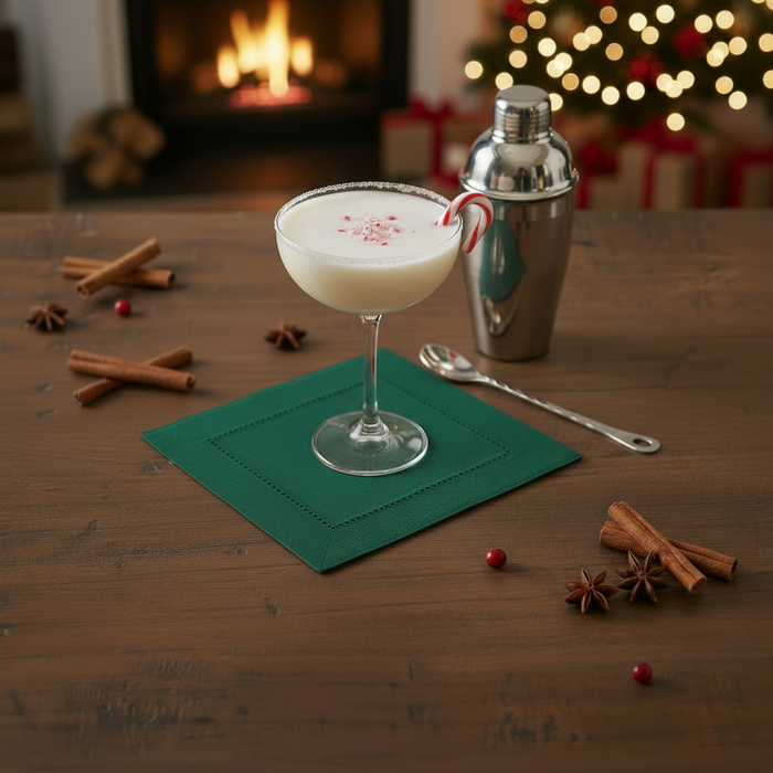 Noël Linen Cocktail Napkin