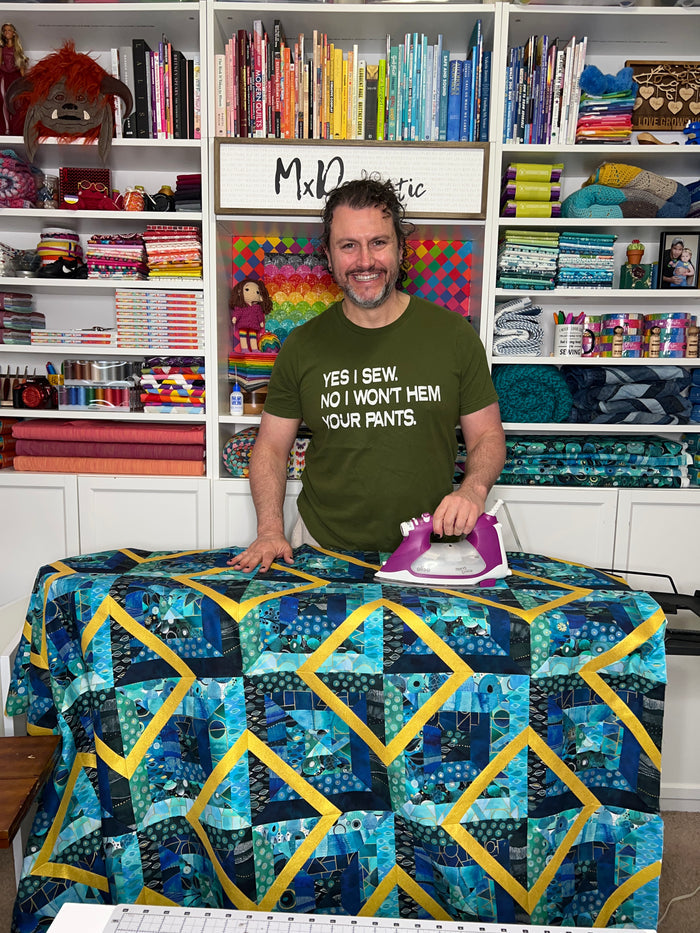 On Point 64" x 85" Quilt Pattern by Mx Domestic