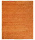 Orange Solid Plane Woolen Hand Tufted Southwestern Gabbeh wool area Rug - The Rug Decor