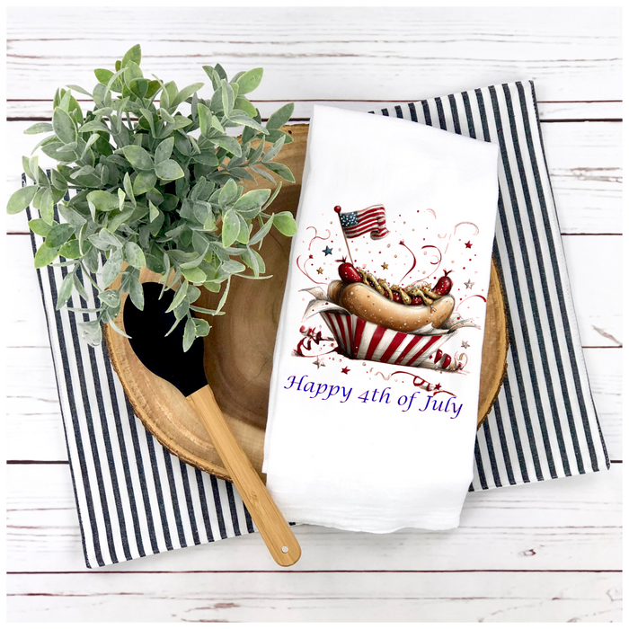 Patriot Tea Towel, Patriotic Kitchen Décor, Patriotic Party Décor, Hostess Holiday Gift