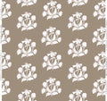 Peony Bundle in Salt on Coffee Wallpaper SWATCH