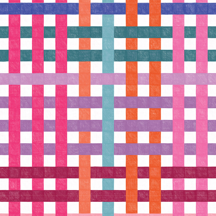 Pop & Plaids - Rainbow Check - by Rachel Parker with Cloud 9 Organic Fabrics