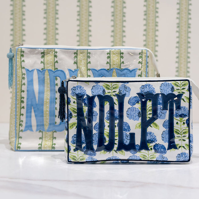 PREORDER Green and Blue Hydrangea NDLPT Project Bag