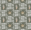 Printers Tray Shells in Olive - Fabric