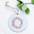Purple Spring Wreath - Ornament