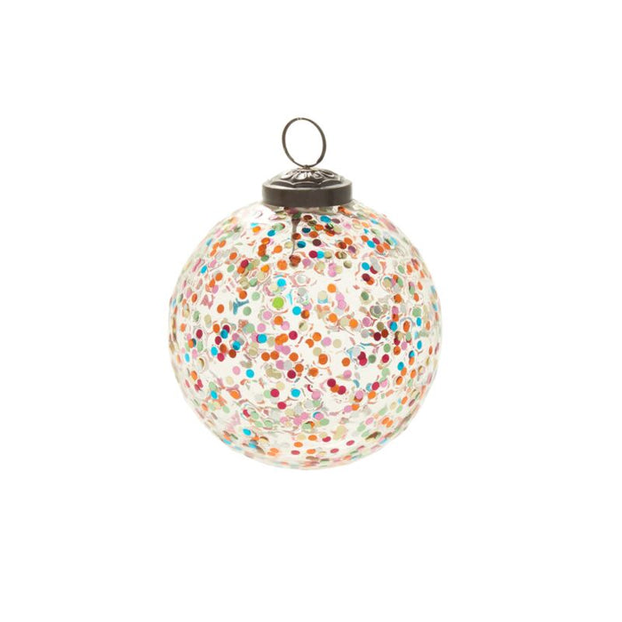 Rainbow Glitter Ornaments