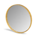 Rattan Wrapped Wood Mirror 24"