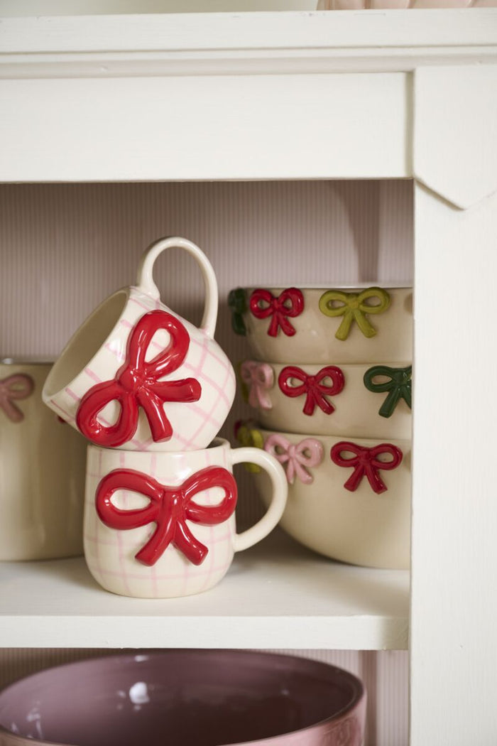 Red Bow Mug