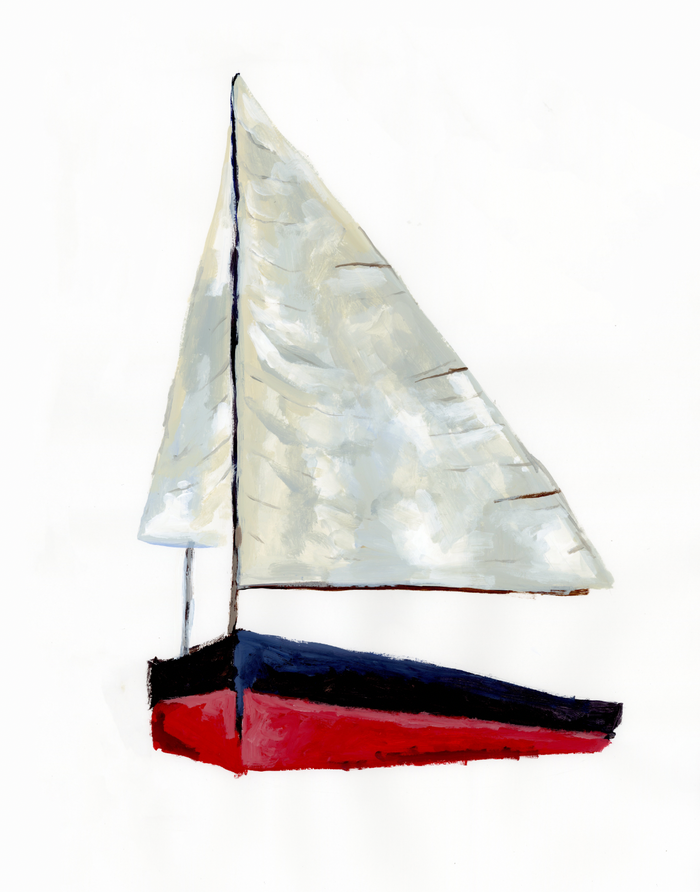 Red Sailboat PRINT